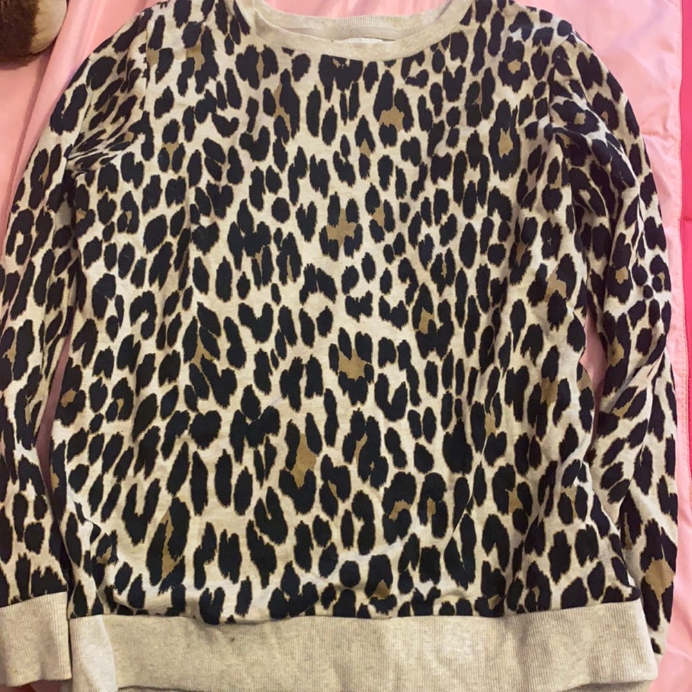 Cheetah print pullover/sweater